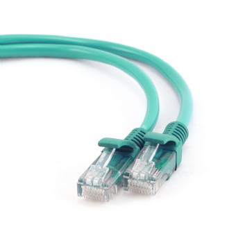 Cable CAT5E UTP moldeado 1m Verde